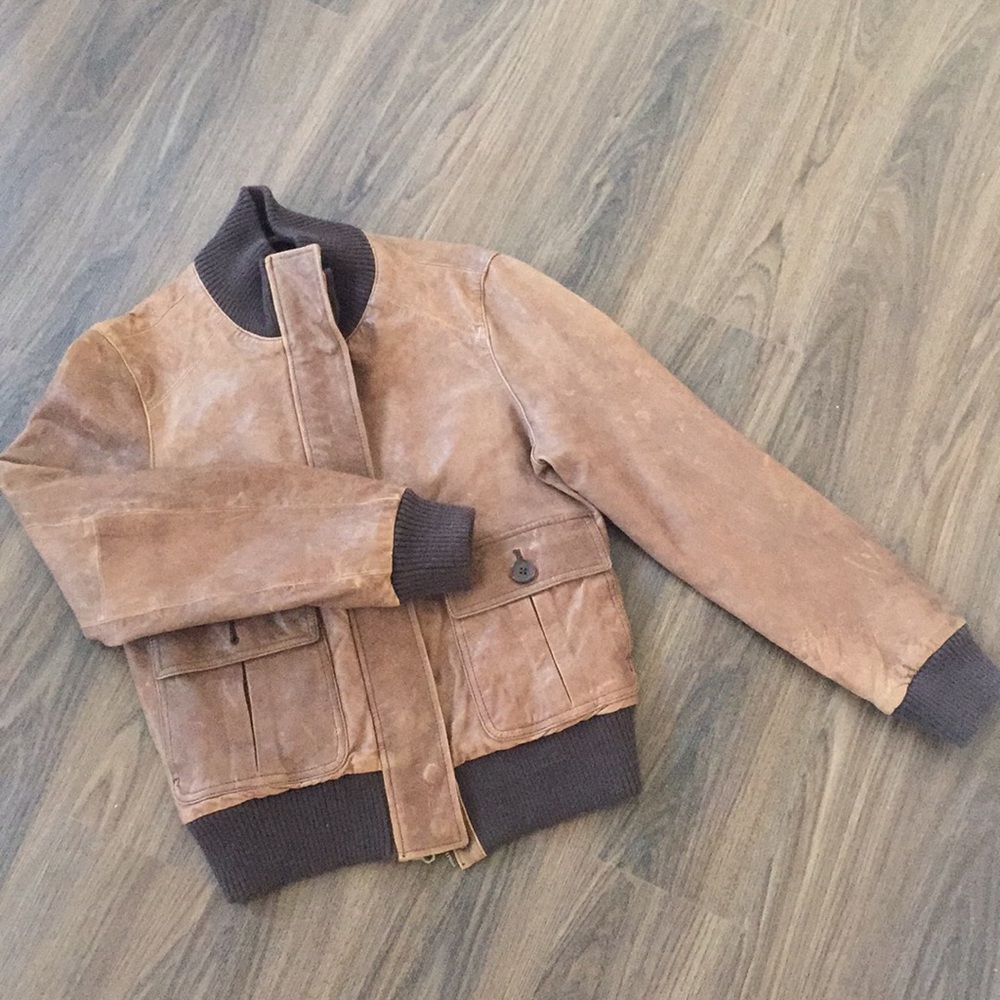 Gap leather jacket